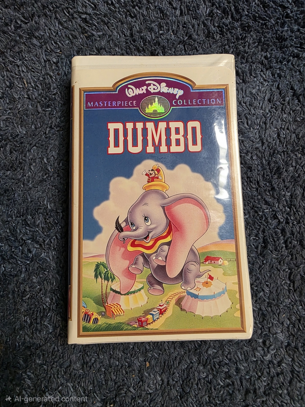 Walt Disney Masterpiece Collection Dumbo VHS 1990